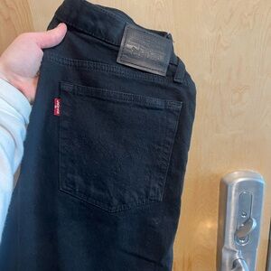 Levi's Women’s Black Jeans - Wedgie Straight